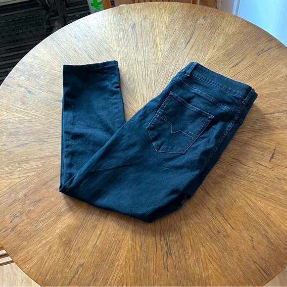 Au Noir Dean Amsterdam Slim Straight Dark Blue Denim Jeans - Size 35 - Picture 2 of 14